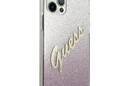 Guess Glitter Gradient Script - Etui iPhone 12 / iPhone 12 Pro (r - zdjęcie 4