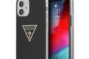 Guess Metallic Triange - Etui iPhone 12 Mini (czarny) - zdjęcie 2