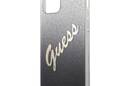 Guess Glitter Gradient Script - Etui iPhone 12 / iPhone 12 Pro (czarny) - zdjęcie 6