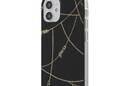 Guess Gold Chain - Etui iPhone 12 Mini (czarny) - zdjęcie 1