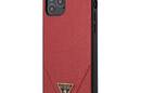 Guess Saffiano V - Etui iPhone 12 Pro Max (czerwony) - zdjęcie 1