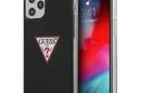 Guess Triangle Logo - Etui iPhone 12 / iPhone 12 Pro (czarny) - zdjęcie 2