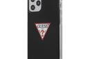 Guess Triangle Logo - Etui iPhone 12 / iPhone 12 Pro (czarny) - zdjęcie 1