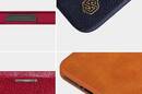 Nillkin Qin Leather Case - Etui Apple iPhone 12 Pro Max (Brown) - zdjęcie 9