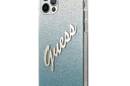 Guess Glitter Gradient Script - Etui iPhone 12 Pro Max (niebieski) - zdjęcie 2