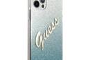 Guess Glitter Gradient Script - Etui iPhone 12 Pro Max (niebieski) - zdjęcie 4