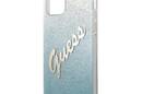 Guess Glitter Gradient Script - Etui iPhone 12 Pro Max (niebieski) - zdjęcie 6