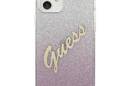 Guess Glitter Gradient Script - Etui iPhone 12 mini (r - zdjęcie 3