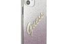 Guess Glitter Gradient Script - Etui iPhone 12 mini (r - zdjęcie 4