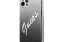Guess Glitter Gradient Script - Etui iPhone 12 Pro Max (czarny) - zdjęcie 2