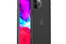 Crong Hybrid Carbon - Etui iPhone 12 Pro Max (czarny) - zdjęcie 1