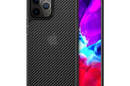 Crong Hybrid Carbon - Etui iPhone 12 Pro Max (czarny) - zdjęcie 2