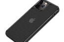 Crong Hybrid Carbon - Etui iPhone 12 Pro Max (czarny) - zdjęcie 3