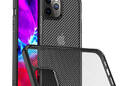 Crong Hybrid Carbon - Etui iPhone 12 Pro Max (czarny) - zdjęcie 4