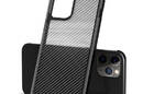 Crong Hybrid Carbon - Etui iPhone 12 Pro Max (czarny) - zdjęcie 6