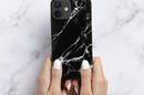 Crong Marble Case - Etui iPhone 12 Mini (czarny) - zdjęcie 6