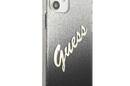 Guess Glitter Gradient Script - Etui iPhone 12 mini (czarny) - zdjęcie 4