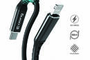 Crong Armor Link - Kabel USB-C Lightning Fast Charging MFi 150cm (czarny) - zdjęcie 1