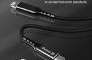 Crong Armor Link - Kabel USB-C Lightning Fast Charging MFi 150cm (czarny) - zdjęcie 4