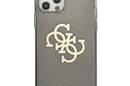 Guess Glitter 4G Big Logo - Etui iPhone 12 Pro Max (czarny) - zdjęcie 3