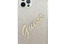 Guess Glitter Gradient Script - Etui iPhone 12 / iPhone 12 Pro (z - zdjęcie 3