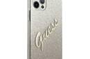 Guess Glitter Gradient Script - Etui iPhone 12 / iPhone 12 Pro (z - zdjęcie 4