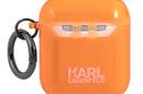 Karl Lagerfeld Choupette Head - Etui Airpods (fluo pomara - zdjęcie 2