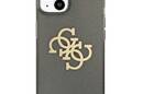 Guess Glitter 4G Big Logo - Etui iPhone 13 mini (czarny) - zdjęcie 3