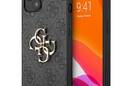 Guess 4G Big Metal Logo - Etui iPhone 13 (szary) - zdjęcie 1
