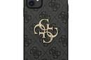 Guess 4G Big Metal Logo - Etui iPhone 11 (szary) - zdjęcie 3