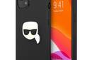 Karl Lagerfeld PU Leather Karl's Head Metal - Etui iPhone 13 mini (czarny) - zdjęcie 1