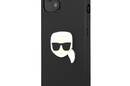 Karl Lagerfeld PU Leather Karl's Head Metal - Etui iPhone 13 mini (czarny) - zdjęcie 2