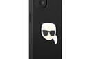 Karl Lagerfeld PU Leather Karl's Head Metal - Etui iPhone 13 mini (czarny) - zdjęcie 4
