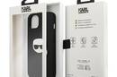 Karl Lagerfeld PU Leather Karl's Head Metal - Etui iPhone 13 mini (czarny) - zdjęcie 8