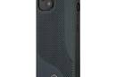 Mercedes Leather Perforated Area - Etui iPhone 13 mini (granatowy) - zdjęcie 2