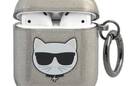 Karl Lagerfeld Choupette Head Glitter - Etui Airpods (czarny) - zdjęcie 1
