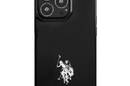 US Polo Assn Horses Logo - Etui iPhone 13 Pro (czarny) - zdjęcie 3