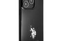 US Polo Assn Horses Logo - Etui iPhone 13 Pro (czarny) - zdjęcie 4