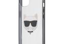 Karl Lagerfeld Choupette Head - Etui iPhone 13 mini (przezroczysty / czarna ramka) - zdjęcie 6