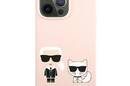 Karl Lagerfeld Slilicone Karl & Choupette - Etui iPhone 13 Pro (r - zdjęcie 3