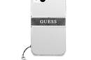 Guess 4G Stripe Grey Charm - Etui iPhone 13 mini (przezroczysty) - zdjęcie 3