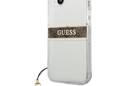 Guess 4G Stripe Brown Charm - Etui iPhone 13 mini (przezroczysty) - zdjęcie 2