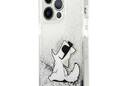 Karl Lagerfeld Liquid Glitter Choupette Fun - Etui iPhone 13 Pro Max (srebrny) - zdjęcie 2