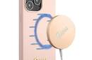 Guess Silicone Script MagSafe - Etui iPhone 13 Pro (r - zdjęcie 1