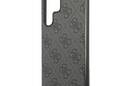 Guess 4G Metal Gold Logo - Etui Samsung Galaxy S22 Ultra (szary) - zdjęcie 4