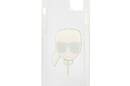 Karl Lagerfeld Karl's Head Glitter - Etui iPhone 13 mini (srebrny) - zdjęcie 7