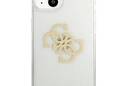 Guess Glitter 4G Big Logo - Etui iPhone 13 mini (przezroczysty) - zdjęcie 3