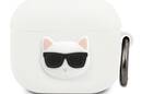 Karl Lagerfeld Choupette 3D - Etui Apple Airpods 3 (bia - zdjęcie 1