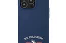 US Polo Assn Silicone Logo - Etui iPhone 13 Pro Max (granatowy) - zdjęcie 3