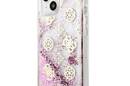 Guess Peony Liquid Glitter - Etui iPhone 13 mini (r - zdjęcie 2